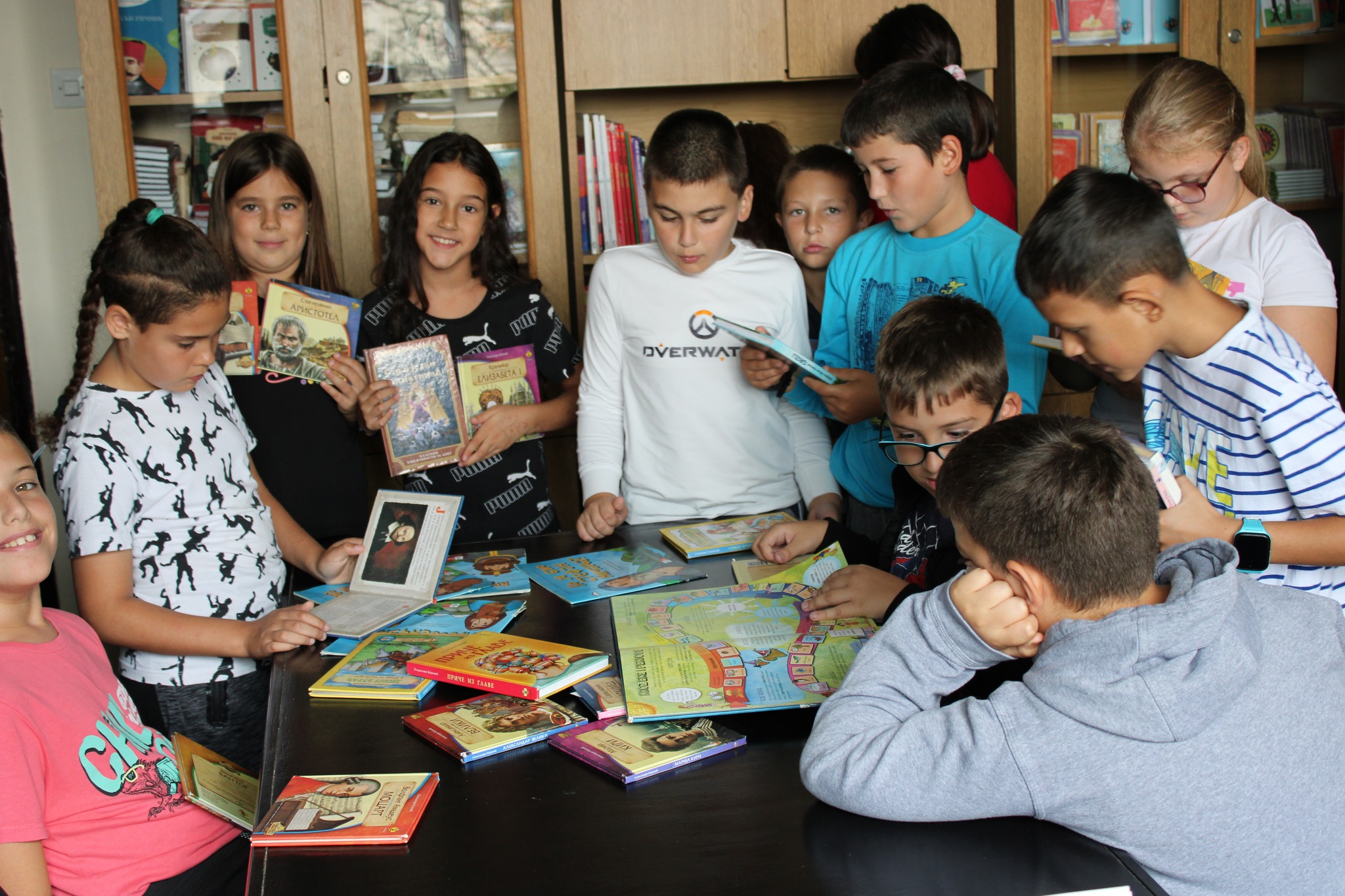 Одељење 3/1 у школској библиотеци